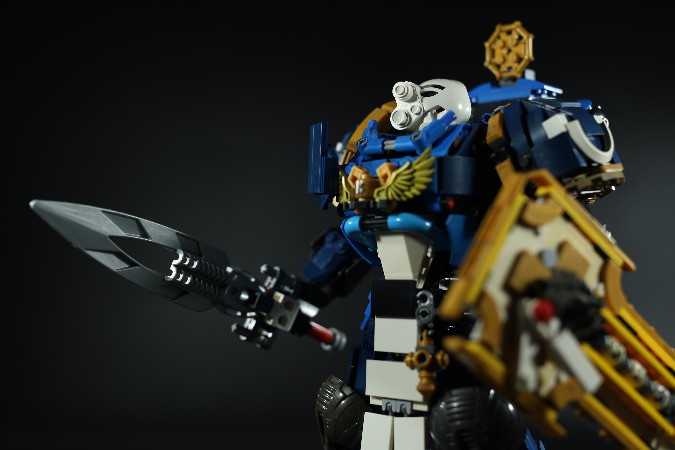 LEGO Space Marine Bladeguard Kopaka ( Warhammer 40K + BIONICLE )