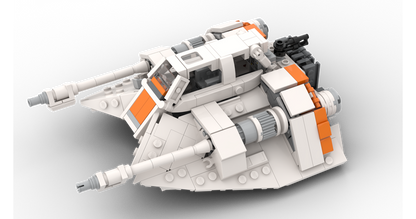 2Bricks Ultimate Minifig-scale Snow Speeder!