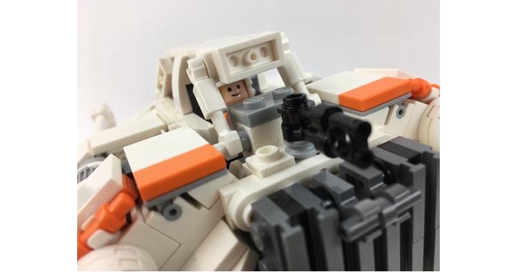 2Bricks Ultimate Minifig-scale Snow Speeder!