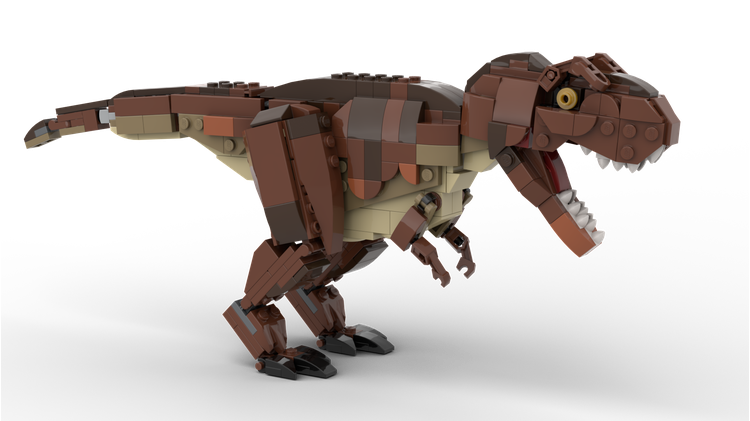 MOC-112153-1: T. Rex Minifigure Scale