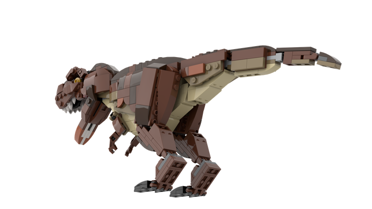 MOC-112153-1: T. Rex Minifigure Scale