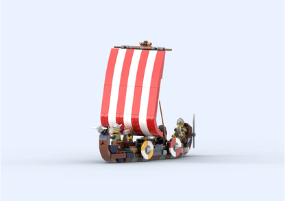 Viking Longship (Fitting To 21343)