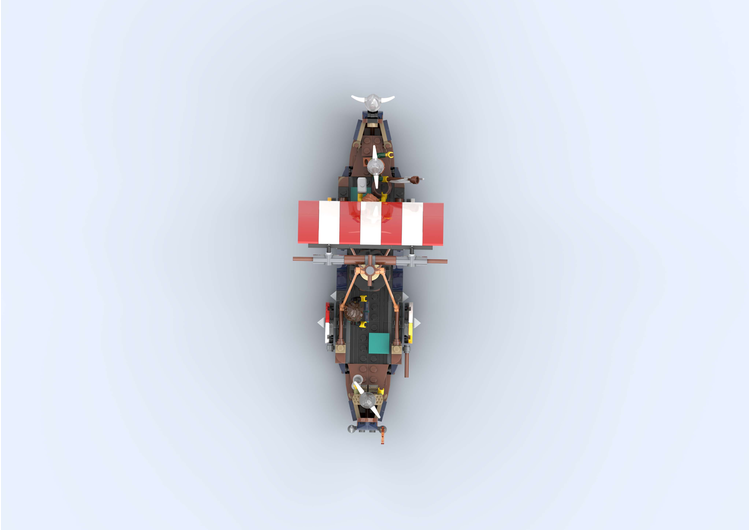 Viking Longship (Fitting To 21343)