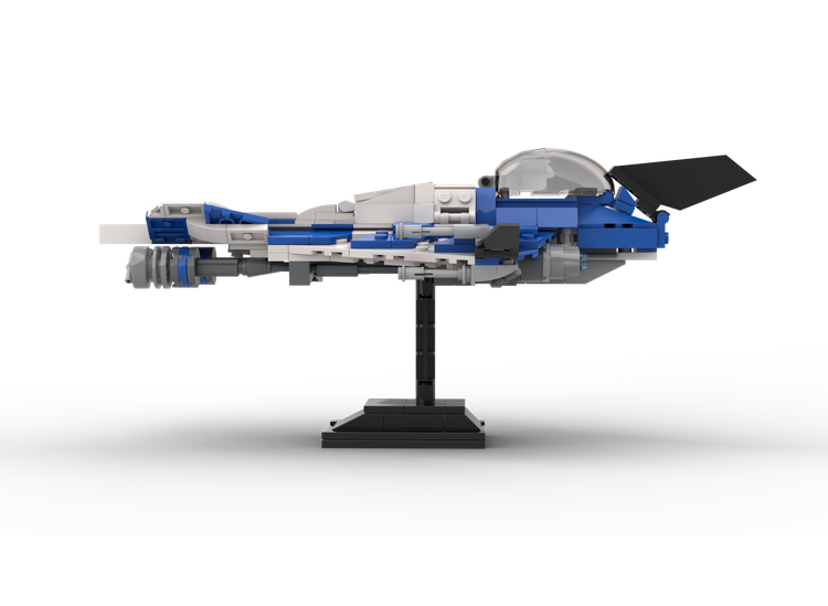 MOC-104898-1: Azure Angel Delta 7 Starfighter