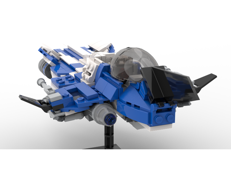 MOC-104898-1: Azure Angel Delta 7 Starfighter