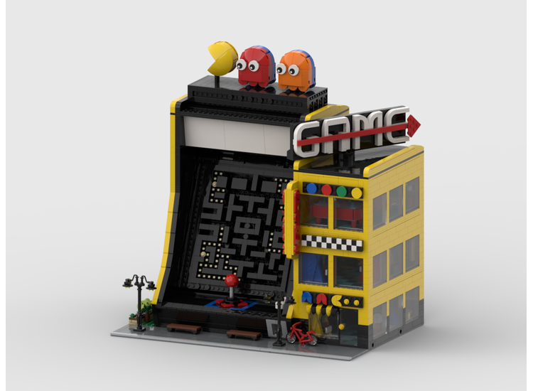 Modular Arcade Center + Display For Set 10323