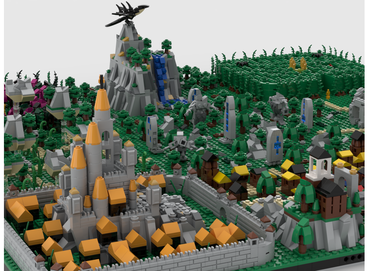 Fantasy World | Build From 9 MOCs