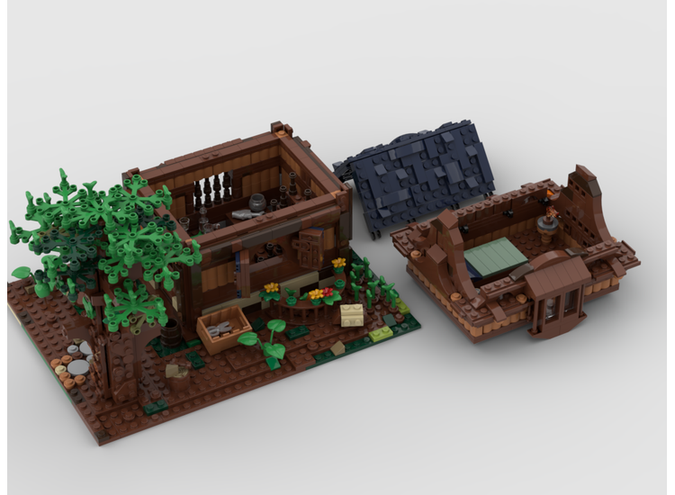 21318 Modular Medieval House Alternative Build