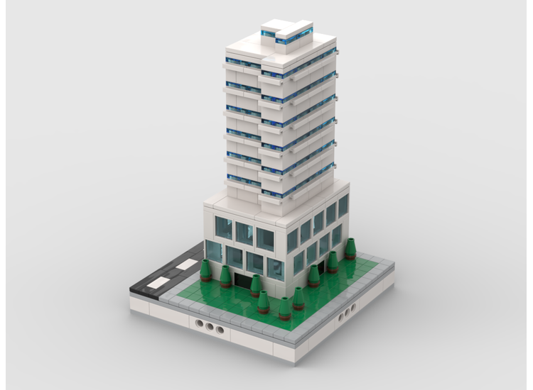 Skyscraper Modular City | Build From 14 MOCs