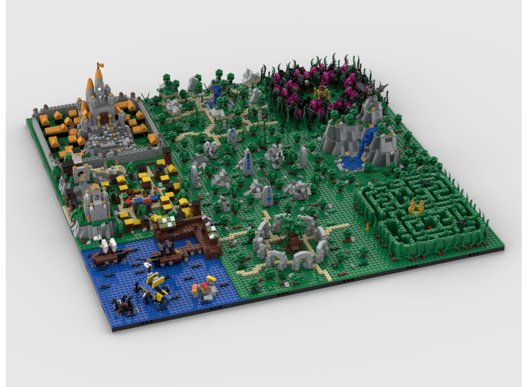 Fantasy World | Build From 9 MOCs