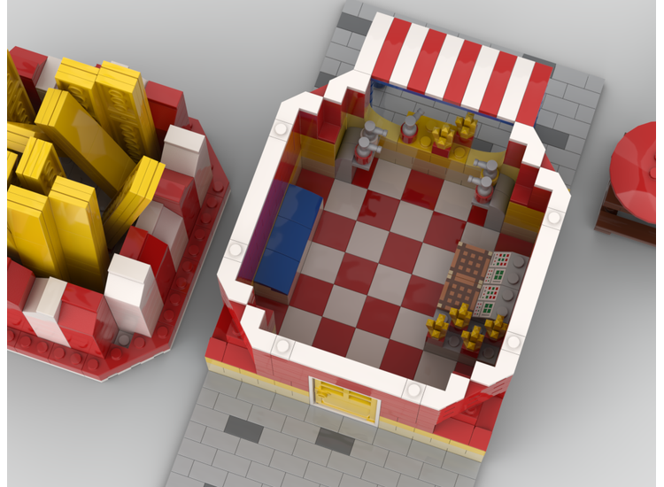 Modular French Fries Stand