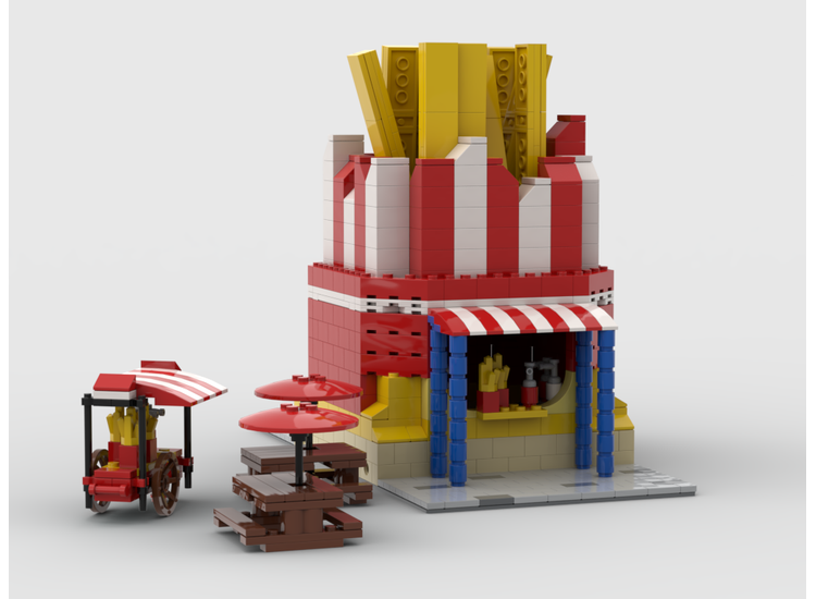 Modular French Fries Stand