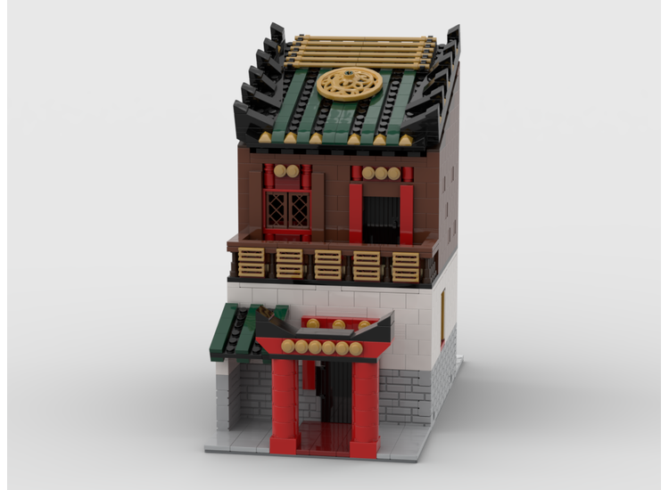 Modular China Town Street | Build From 6 MOCs