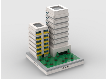 Skyscraper Modular City | Build From 14 MOCs