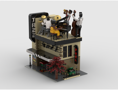 Modular Jazz Club + Display For Set 21334-1 Jazz Quartet