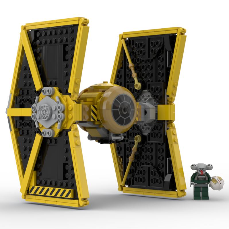 Mining Guild TlE Fighter (MOD Of 75347 & 75300) TIE