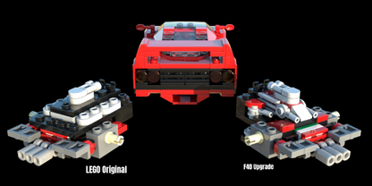 76934 Ferrari F40 Engine & Headlight Swap