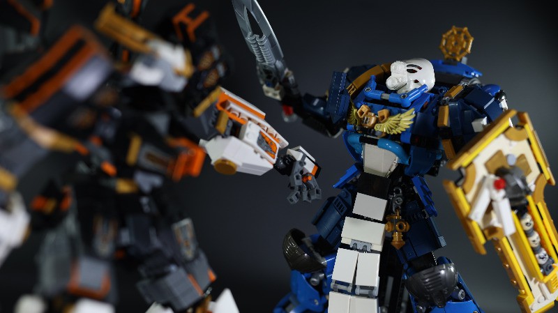 LEGO Space Marine Bladeguard Kopaka ( Warhammer 40K + BIONICLE )