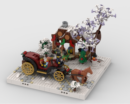 Winter Village - Display For Set 40602+40603