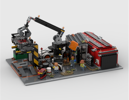 Modular Scrapyard - Display For Set 60472