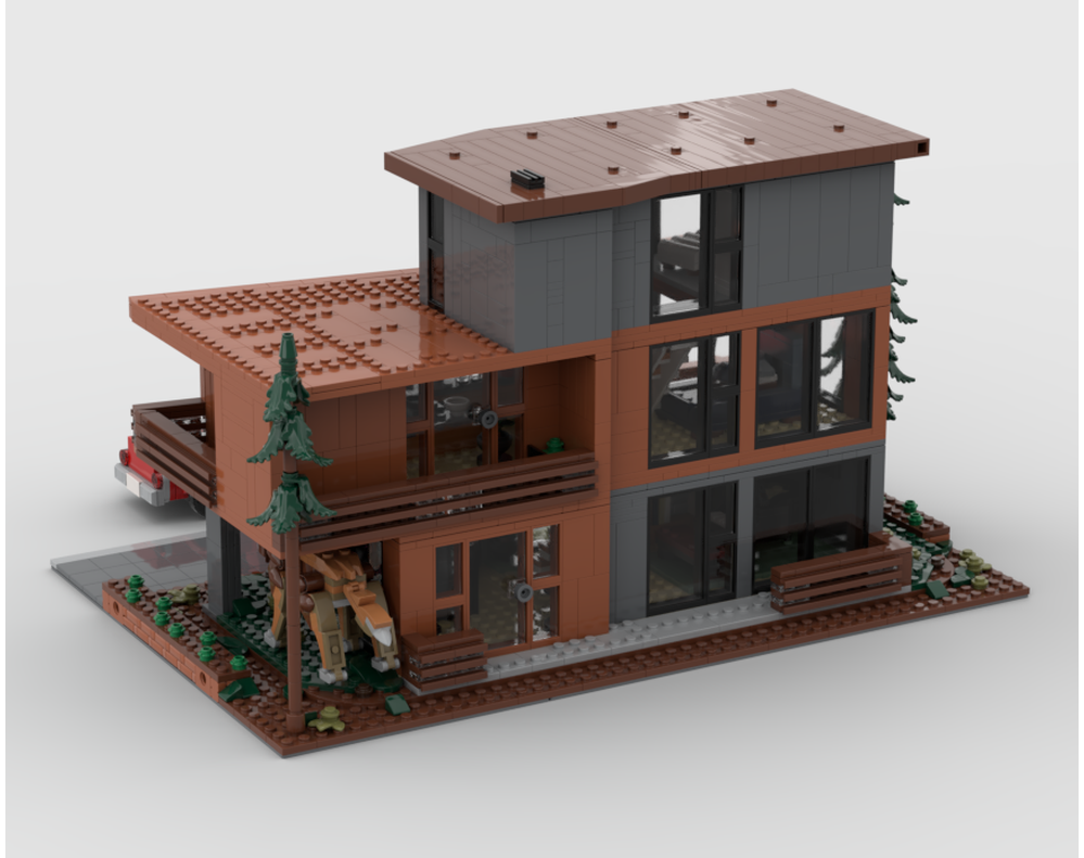Modular Display For Set 21354 - Twilight The Cullen House