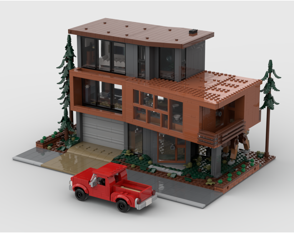 Modular Display For Set 21354 - Twilight The Cullen House