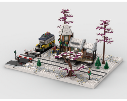 Winter Village - Display For Set 10259 - Winter Village Station