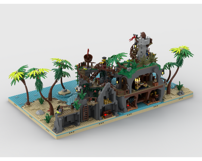 Pirates Diorama - Display For Set 910038-1 - Ominous Isle