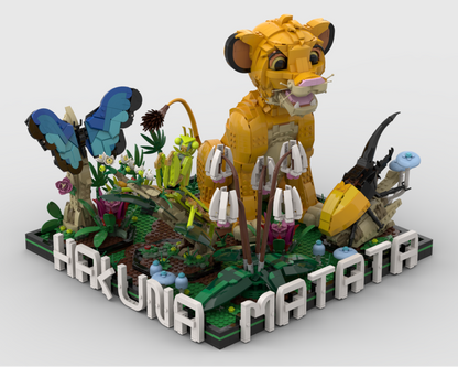 Hakuna Matata - Display For Set 43247 + 21342