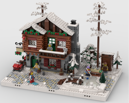 Winter Village - Display For Set 10325 - Alpine Lodge