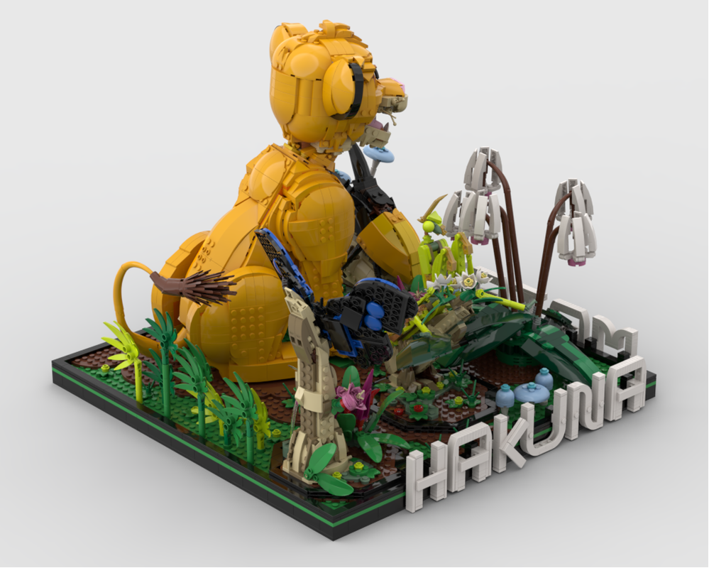 Hakuna Matata - Display For Set 43247 + 21342