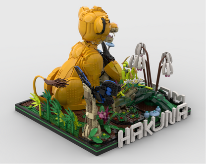 Hakuna Matata - Display For Set 43247 + 21342