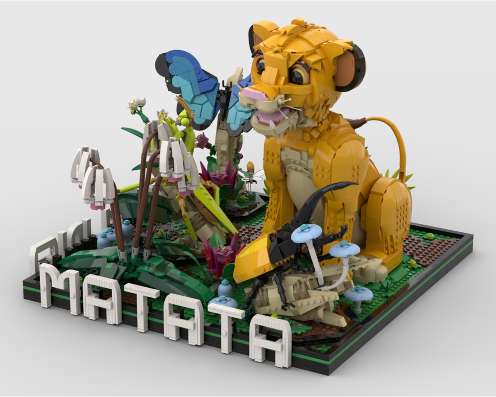 Hakuna Matata - Display For Set 43247 + 21342