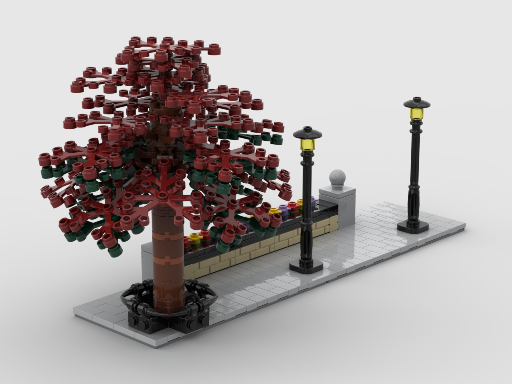 Modular Corner Tree Street | Turn Every Modular Model Into A Corner