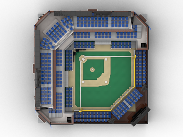 Modular Baseball Stadium - Minifigure Scale