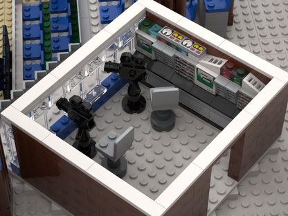 Modular Baseball Stadium - Minifigure Scale