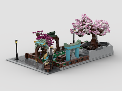 Modular Chinese Park + Display For Set 10281