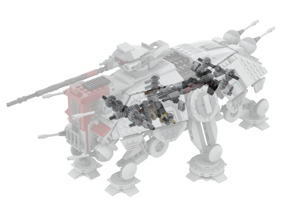 AT-TE Walking 75337 Mod