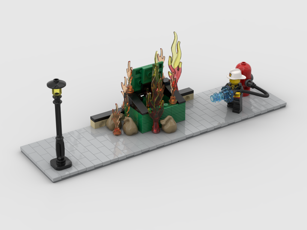 Modular Corner Fire Man | Turn Every Modular Model Into A Corner