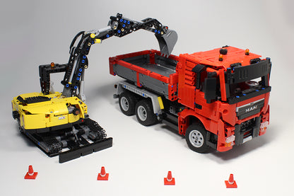 Man TGX Excavator Transport