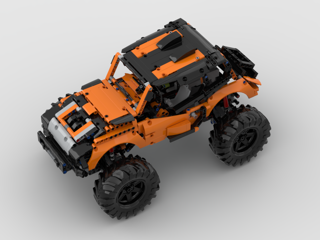 MOC-102162-1: 42126 + 42099 Alternative Design 4X4 Off Road Jeep With RC (Control+)