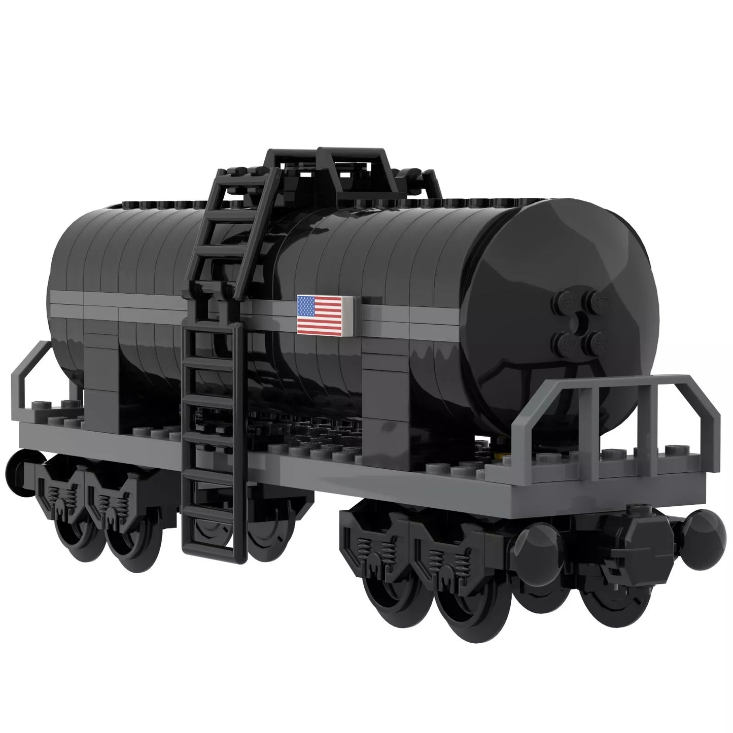 Black Tanker Train Car