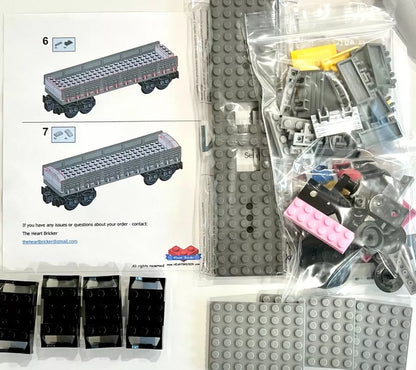 Train Flat Bed Wagon Car Kit