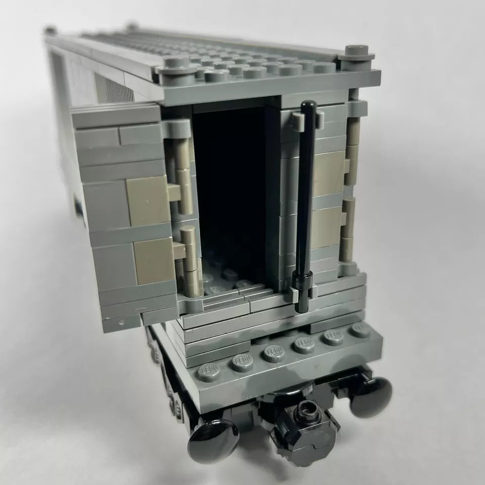 Container Train Lego LEGO Train Custom Container Wagon MOC – Genuine Pieces – MOCBoxing®
