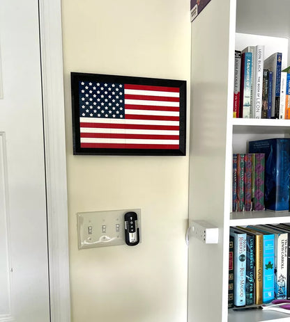 American Flag Wall Display