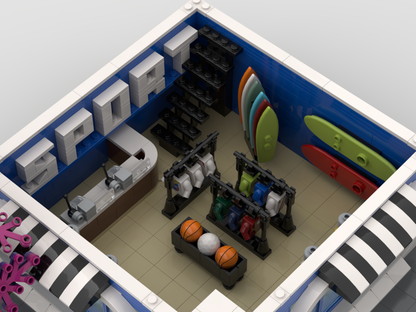 Modular Sport Store - Display For Set 10282