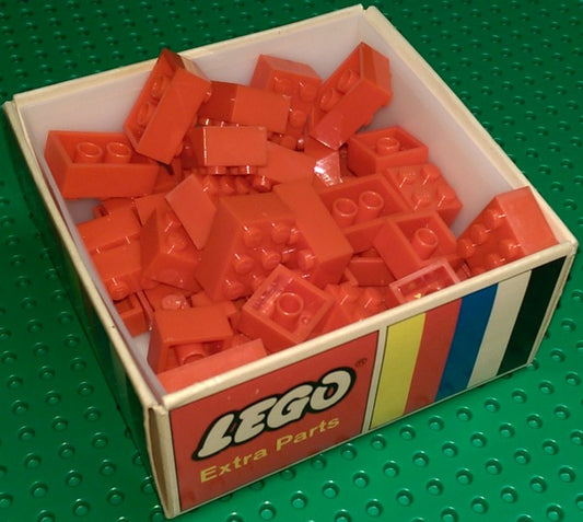 49 assorted basic bricks - Red