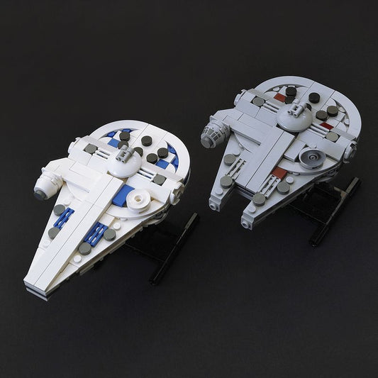 MOC-115316-1: Desk Display Micro Falcon. Both Versions In One Package