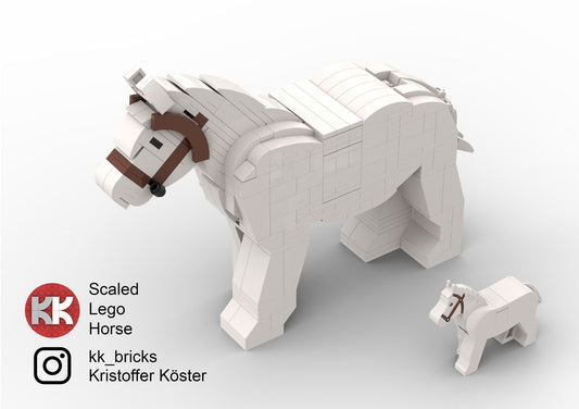 MOC-77927-1: Scaled Lego Horse