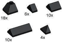 Black Ridge Roof Tiles